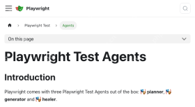 Playwright测试智能体分工覆盖计划、生成与修复