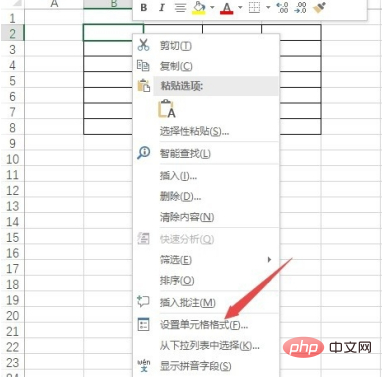 How to divide excel table into two parts