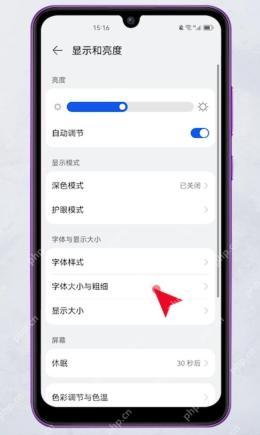 学习通怎么调整页面字体大小-调整字体与显示大小