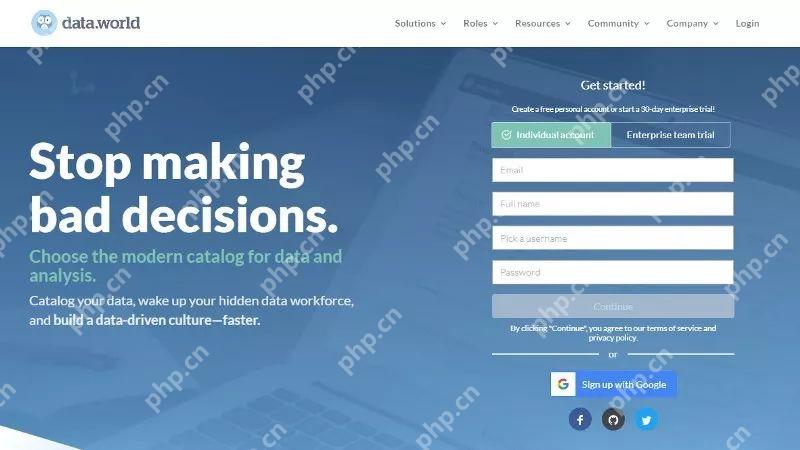 从新手到专家:10个必备的免费公共数据集网站 - php中文网
