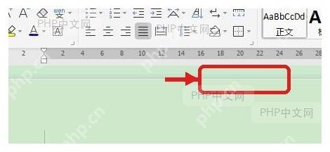 Word 标尺上放置制表位并定位第二列文字位置