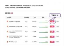 下载转换后的PDF文件