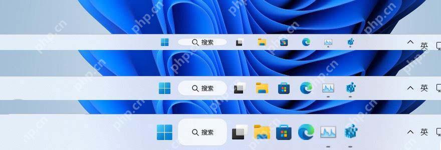 Windows 11 任务栏对齐方式下拉选项