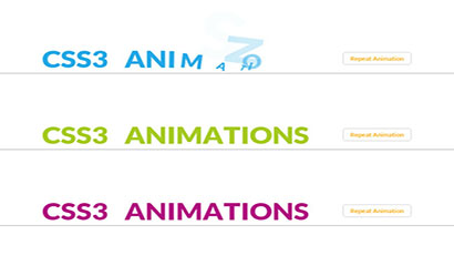 CSS3 Animation文字动画特效