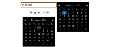 多种日历表、时间日期选择插件