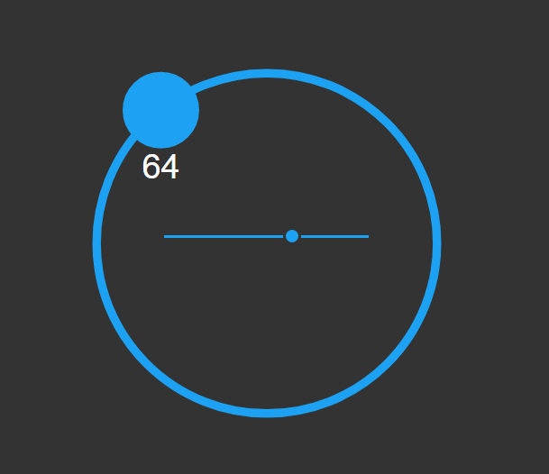 SVG交互式滑块特效拖动特效圆形进度条特效