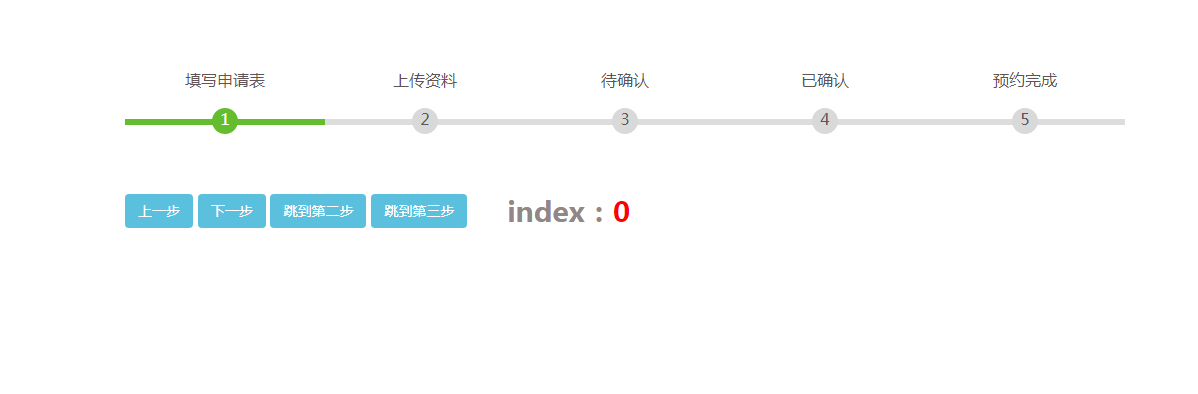 jQuery流程步骤进度条网页特效