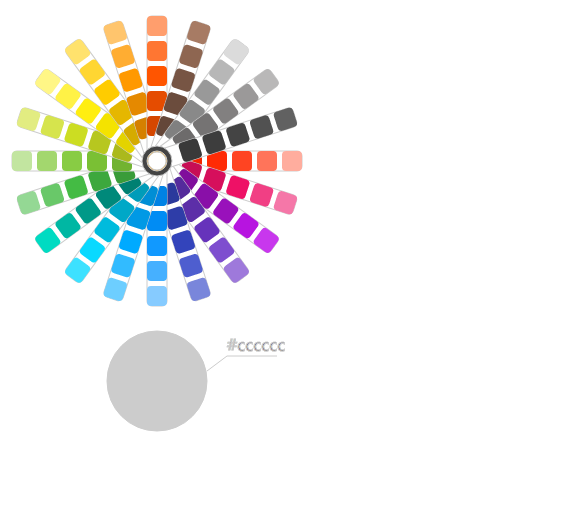 CSS3+SVG圆形色板交互式颜色选择拾取代码