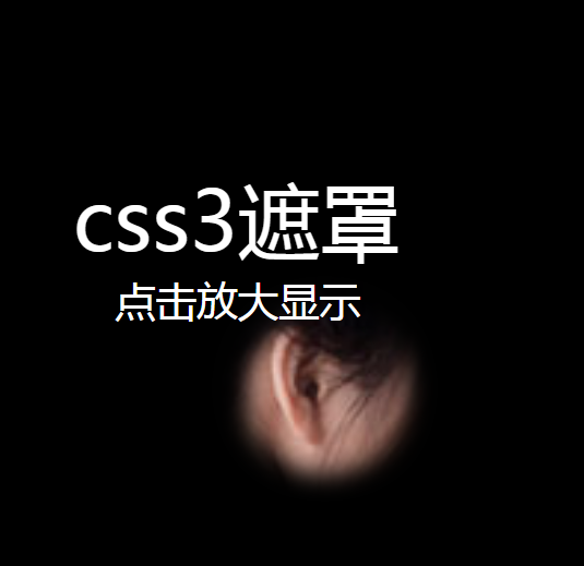 HTML5+CSS3按住鼠标图片遮罩放大显示代码