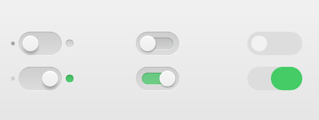 风格清新漂亮的CSS3开关按钮样式