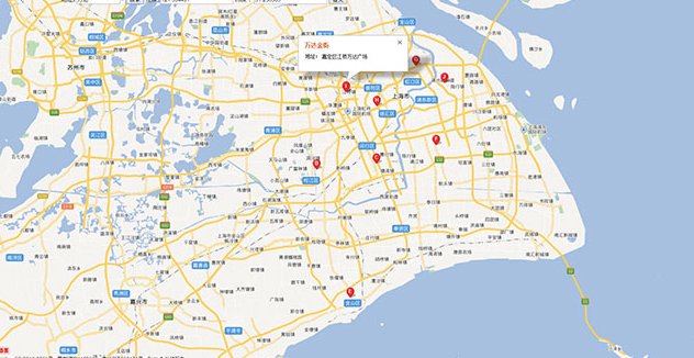 JS click on Baidu map to get the coordinate code