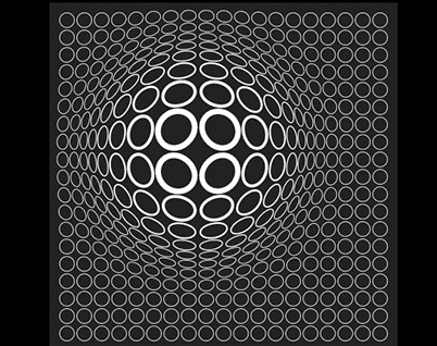 3D-dreidimensionaler Effekt HTML5-Punktarray, teilweise Vergrößerungsglas-Animationsspezialeffekte
