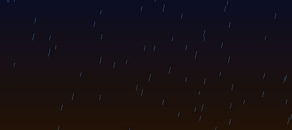 Canvas模拟下雨动画场景
