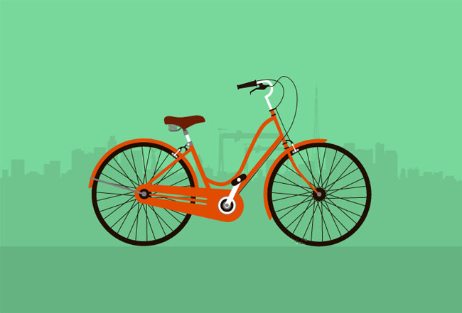 HTML5-SVG自行车行驶动画特效