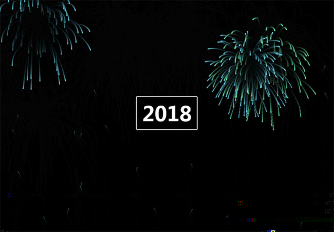 HTML5-庆祝2018年烟花动画特效