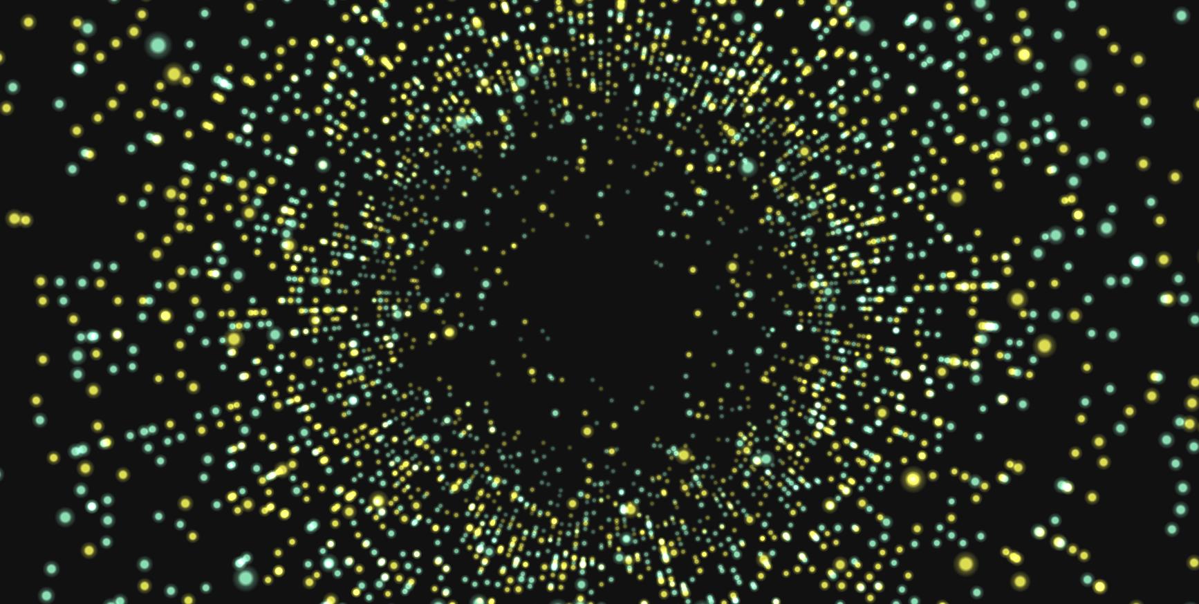 html5 canvas时光隧道3D粒子动画特效
