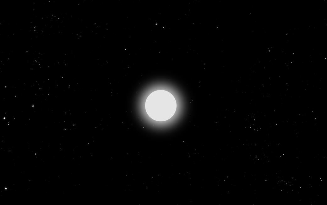 css3黑夜星空月亮发光星星闪烁动画特效
