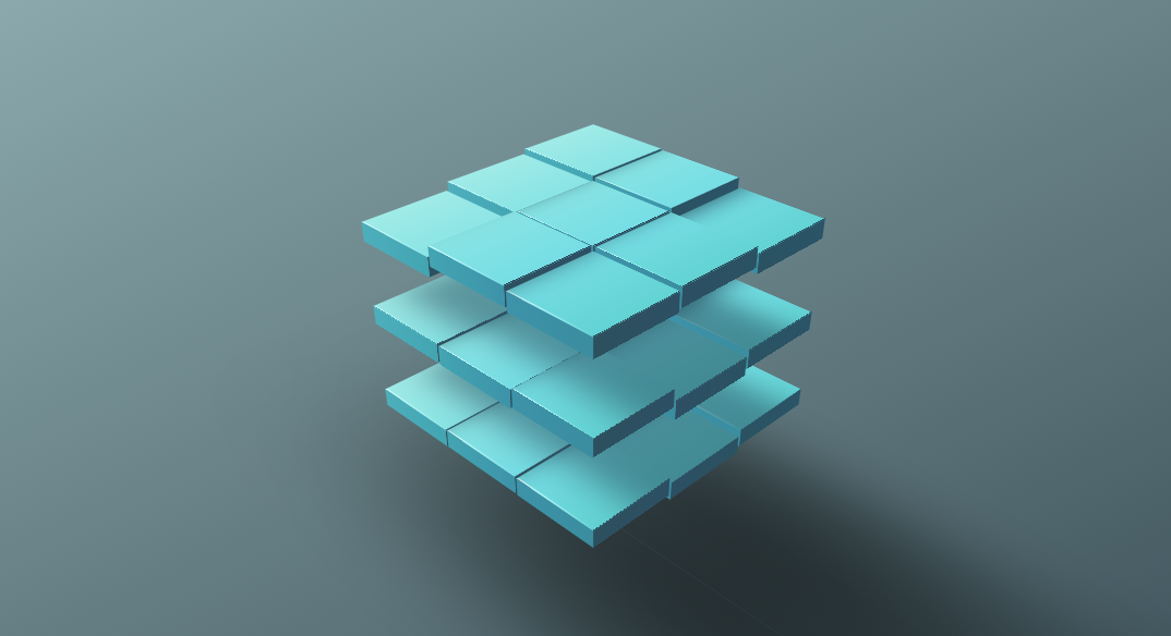 超酷的CSS3 3D立体方块动画特效