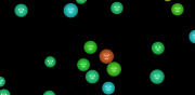 HTML5 Canvas有趣的情感粒子表情动画特效