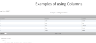 JSON数据转换为html表插件Columns