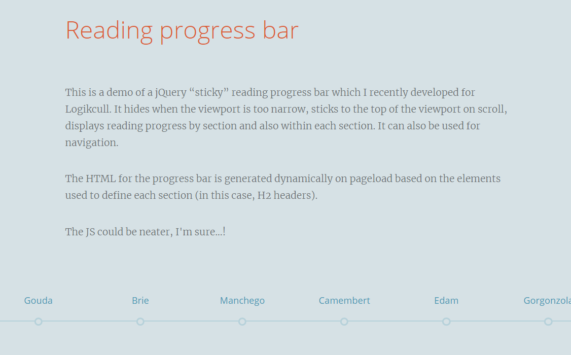 Reading progress bar-预览进度条插件