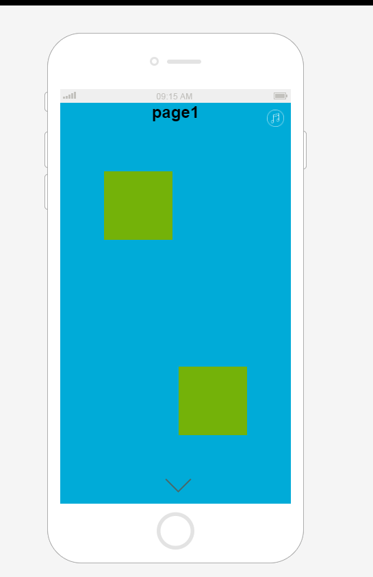 Page coulissante h5 adaptative