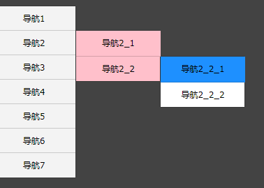 CSS 3단계 메뉴