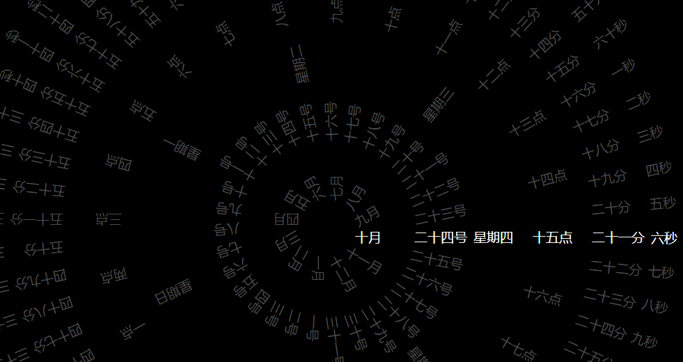 抖音羅馬時鐘效果