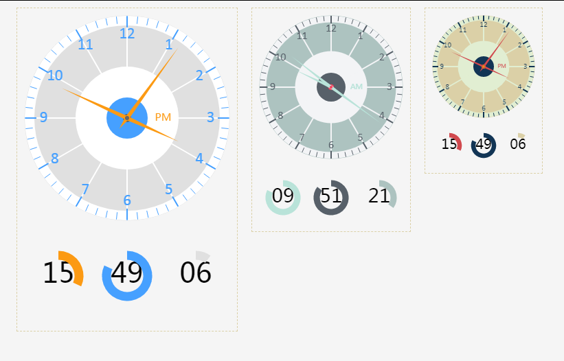 Plug-in d'horloge Clock.js