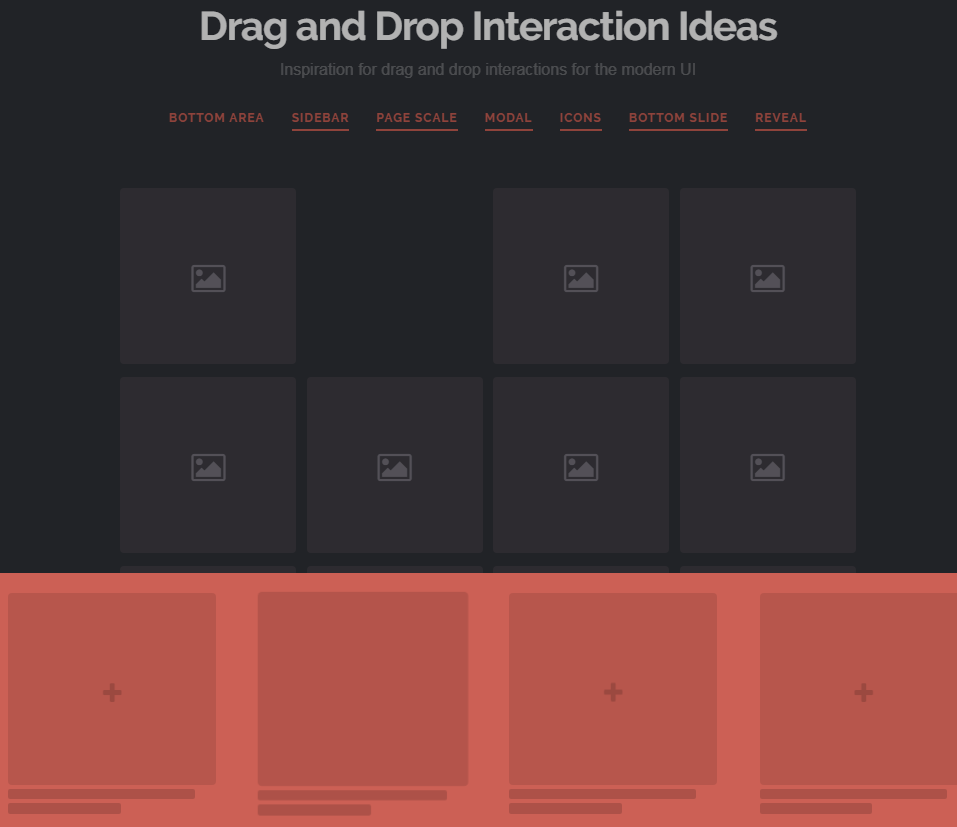 Drag and drop interaction