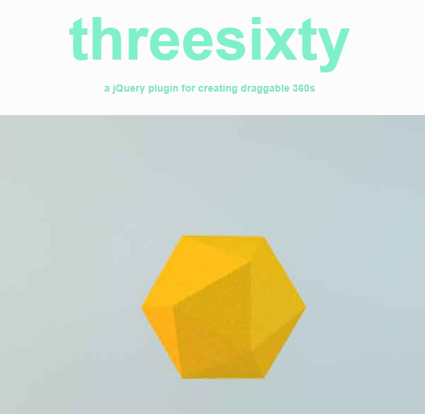 360度图片旋转插件 threesixty.js