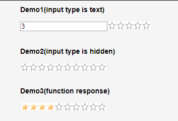 système de notation par étoiles jquery