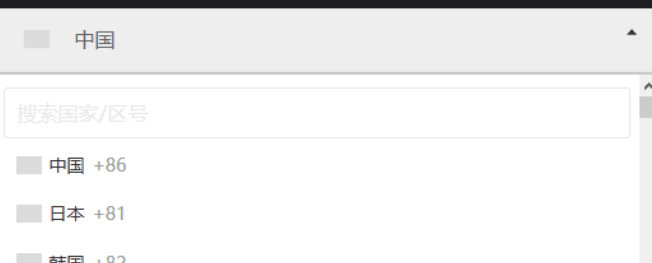 angular选择检索国家插件