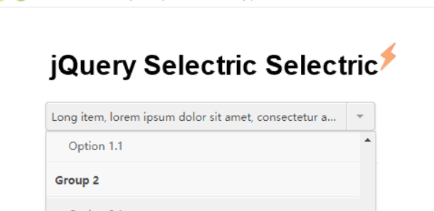 自定义select下拉插件jQuery Selectric