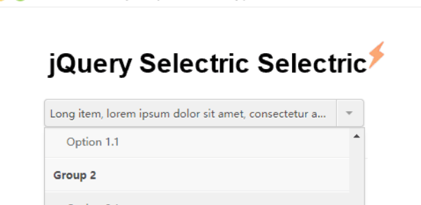 自訂select下拉外掛程式jQuery Selectric