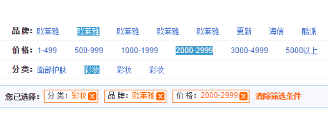 Imitation of China Mobile Mall linkage screening