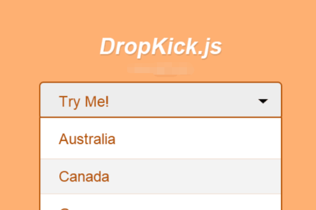 自訂拉下拉選單插件dropkick.js