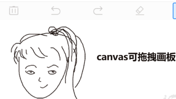 canvas可拖曳畫板