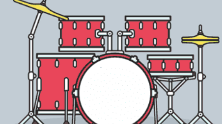 Interactive animated SVG (drum) toolkit