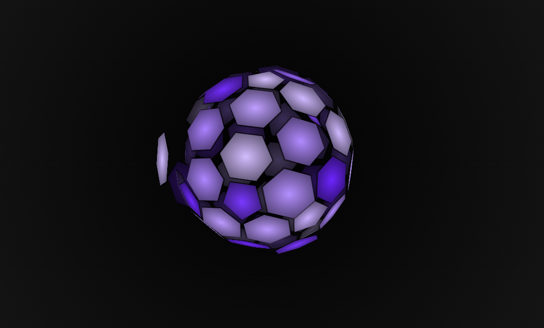 3D网状球动画特效