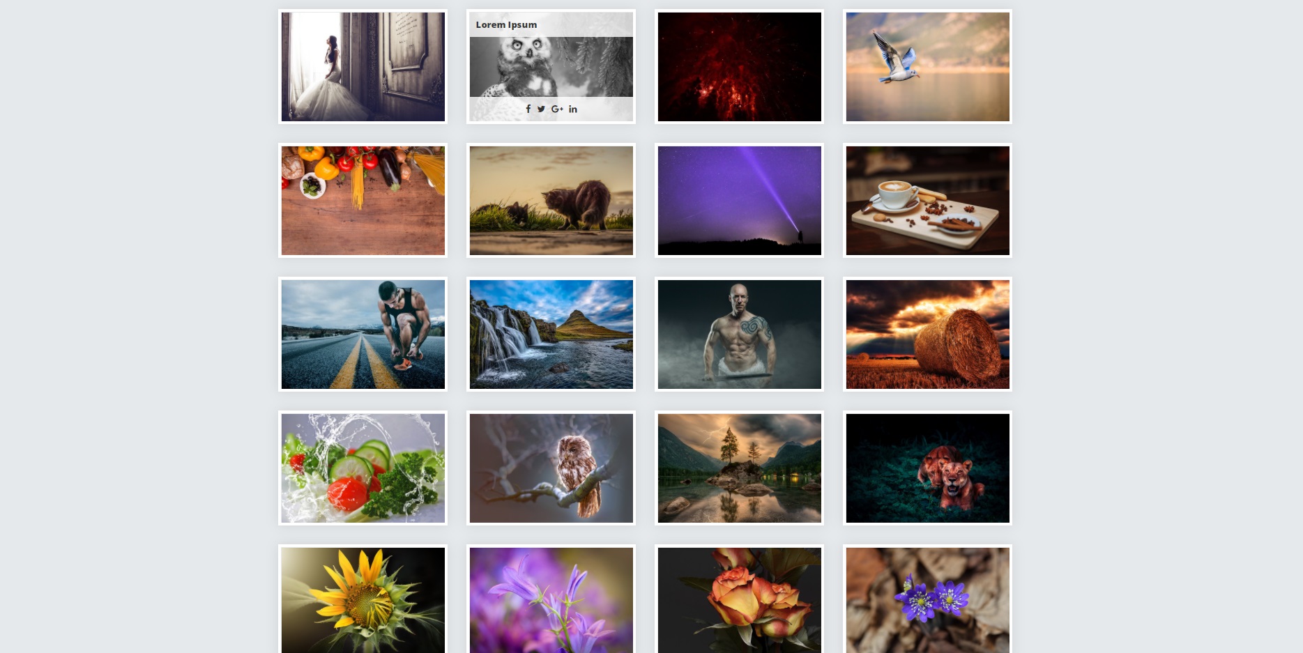 20 image list interactive effects based on css3