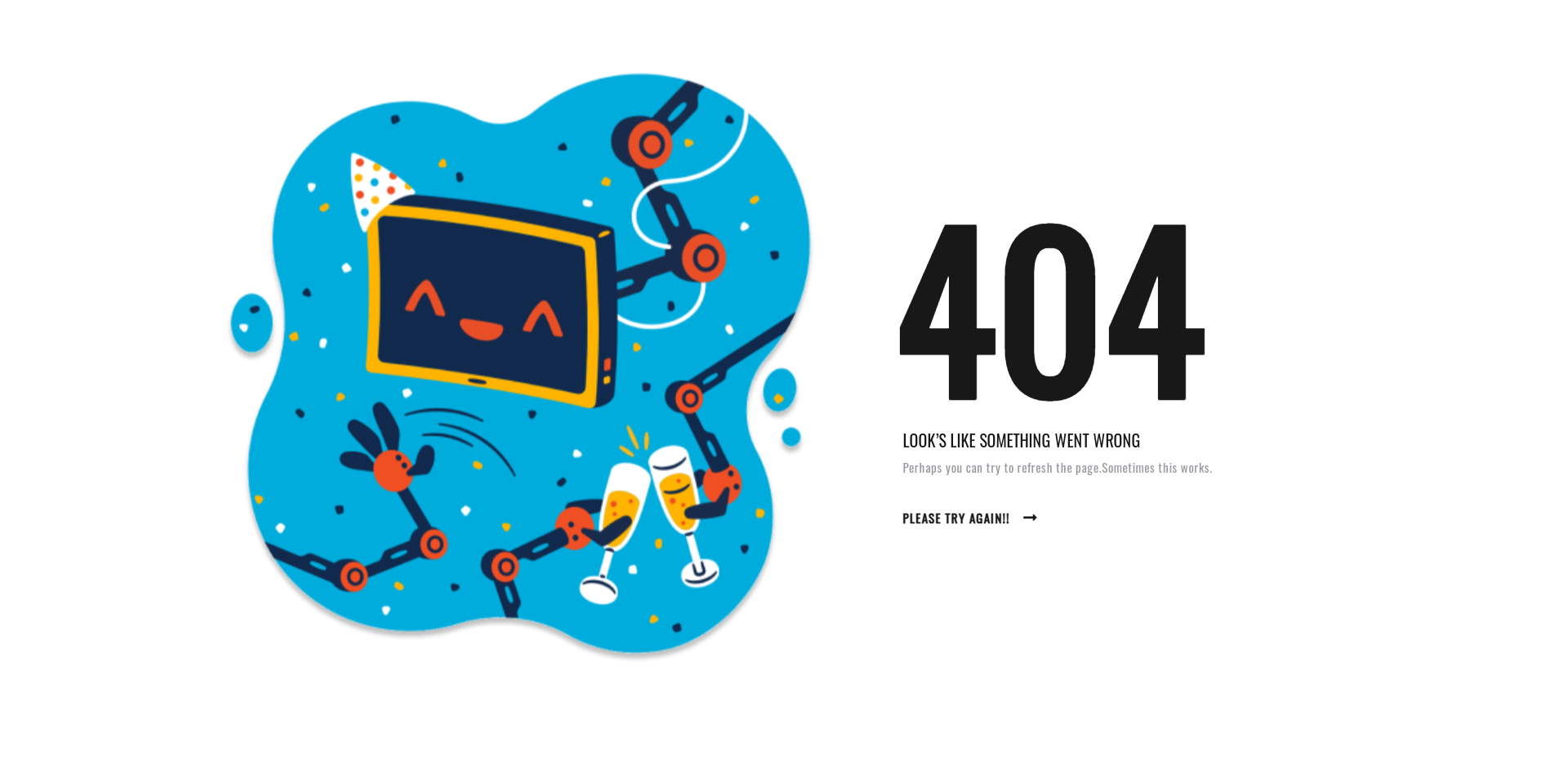 创意设计404错误页面模板
