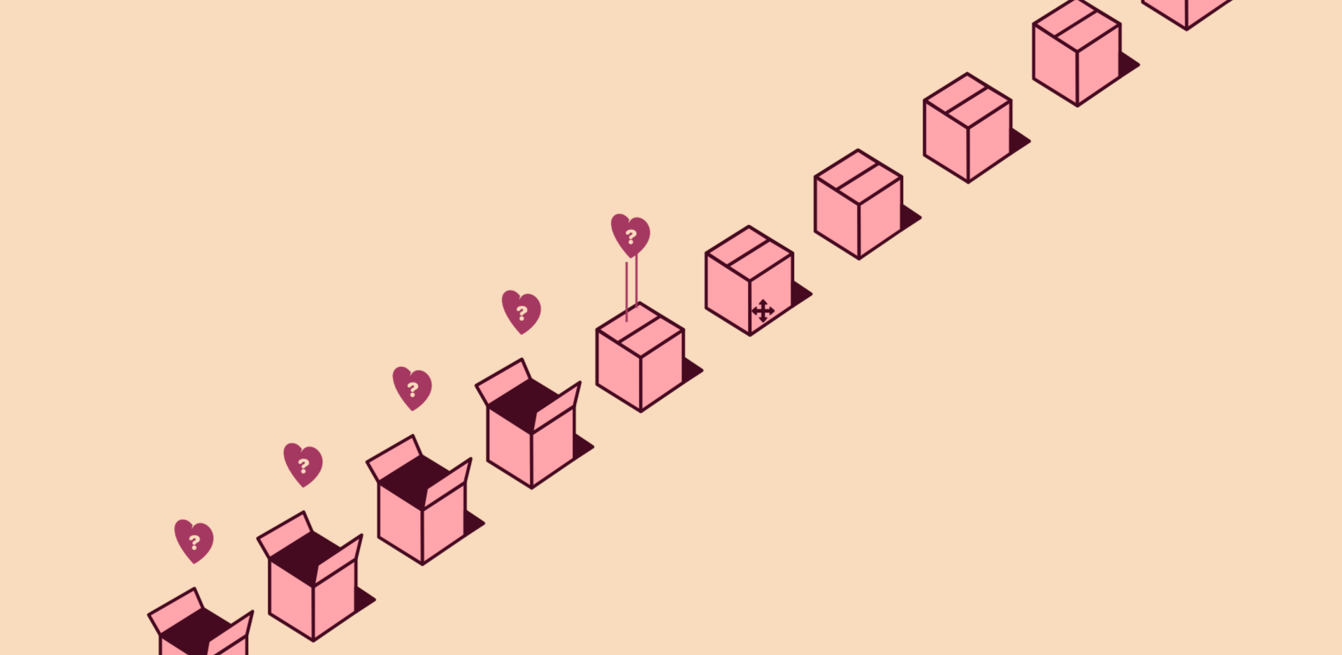 HTML5 Valentine's Day box animation special effects