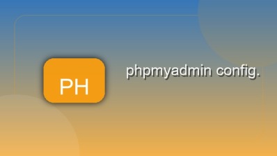 phpmyadmin config.inc.php