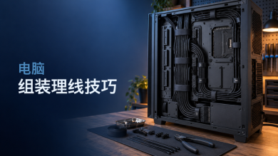 电脑组装理线技巧