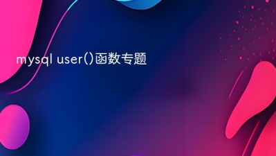 mysql user()函数