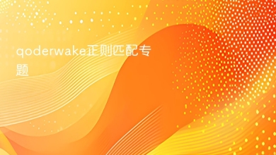 qoderwake正则匹配