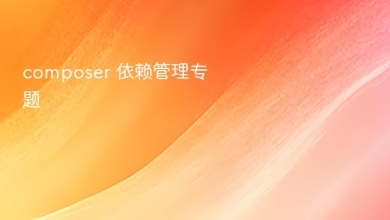 composer 依赖管理