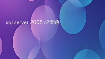 sql server 2008 r2