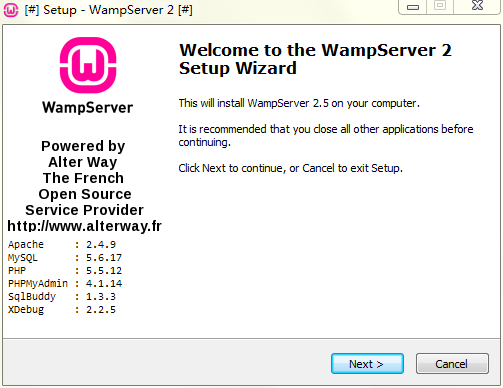 WampServer 1.6.1.33最新WampServer集成安装环境插图1